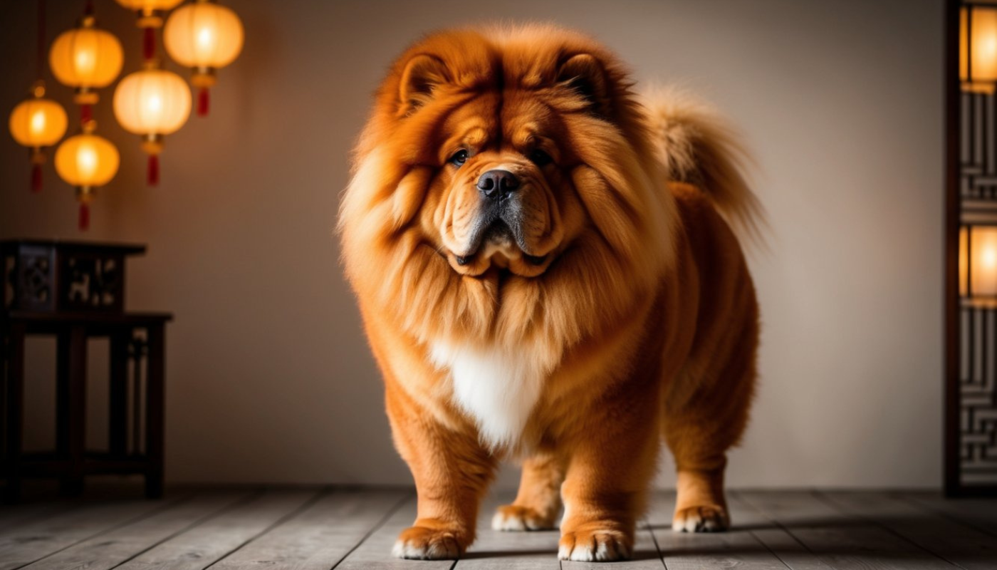 Discover the Majestic Red Chow Chow: Stunning Fluffy Lions