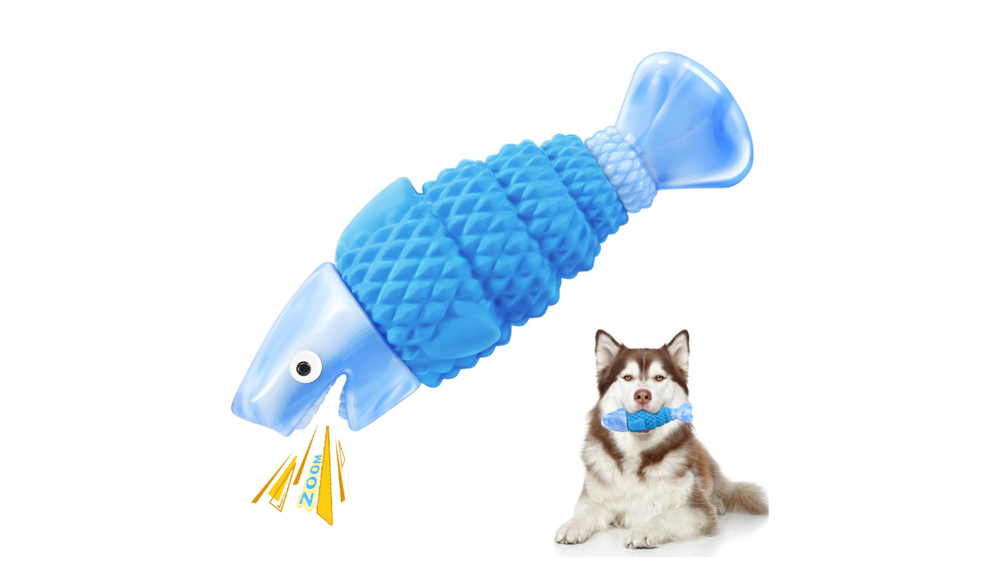 Dog Toys for Aggressive Chewers - WinTour Shark Chew Toy