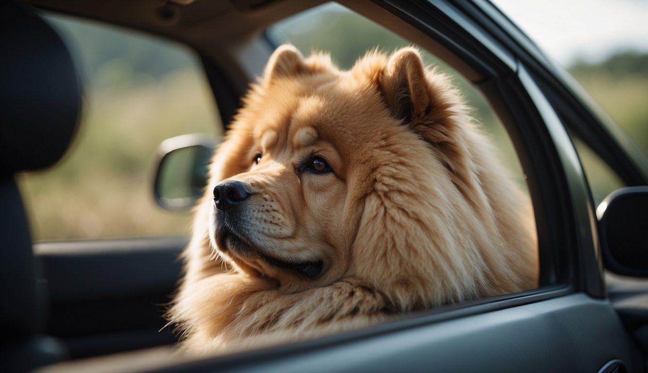 Traveling with a Chow Chow